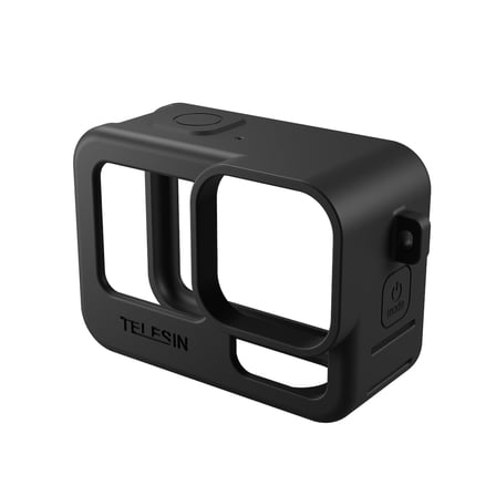 Telesin GoPro HERO13 Uyumlu Silikon Kılıf | HERO12/11/10/9 Uyumlu + Silikon Lens Koruyucu + Kordon İp