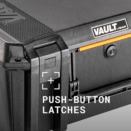Pelican Vault - V600 Kamera, Drone, Ekipman, Elektronik ve Dişli için Yastıklı Bölücüler ile Çok Amaçlı Sert Kılıf (Siyah)