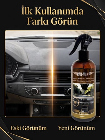 Car-Max Torpido Temizlik & Bakım Sütü, 400ml,