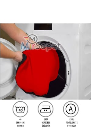 Mirsepet Toyota Aygo İle Uyumlu Oto Koltuk Kılıfı Kırmızı 4 Parça Tasarım Logo Hustle