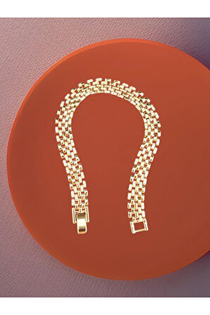 XUPING JEWELRY / KRİSTALİZE MİKRO IŞILTILI ZİRKON TAŞLI ÇELİK BİLEKLİK (0,9mm X 200mm)