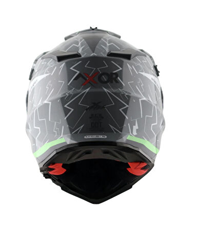 Axor X-Cross Flash Dual Vizör Cool Green Kross Kask