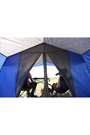 Zey Camping 3 + 1 Mutfaklı Kamp Çadırı orman barınak depo şantiye 8-10 kişilk çadırlar