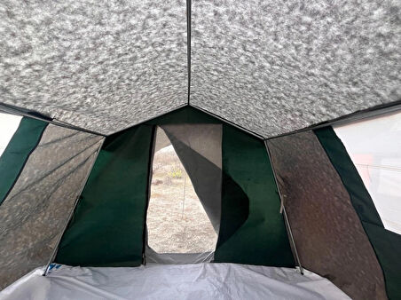 Zey Camping 3 + 1 Mutfaklı Kamp Çadırı orman barınak depo şantiye 8-10 kişilk çadırlar