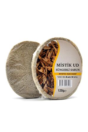 Mistik Ud Özlü Süngerli Sabun Banyo Duş Sabunu 120 G x 3 Adet