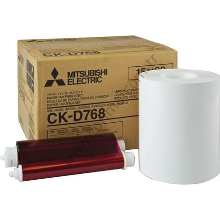 Premium Baskı Malzemesi Ofis Kağıdı Cihaz Rulosu Mitsubishi CK-768 (D70) Termal Kağıt