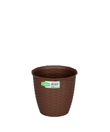 Premium Hasır Saksı 1,5 Lt No 2 Çiçeklik Dekoratif Kap Çiçek Kabı