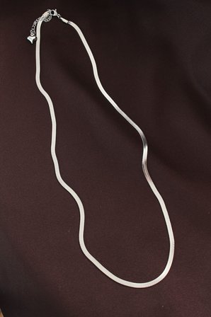 Gümüş Renk 60 cm İtalyan Zincir Kadın Kolye // XD-BKO6229-ST