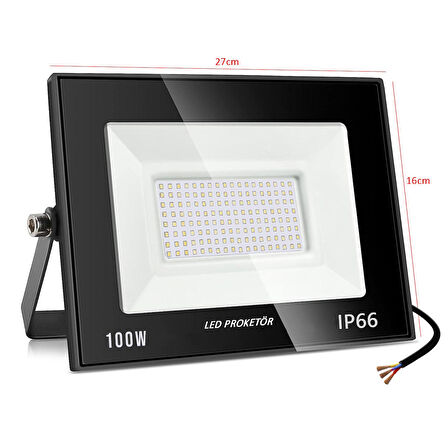 PJ-1105 LED PROJEKTÖR 100W 128 SMD BEYAZ IP66