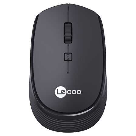 LECOO WS202 1600 DPI 4 TUŞLU SİYAH KABLOSUZ MOUSE