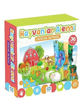 Games Hayvanlar Alemi 36 Parça Puzzle