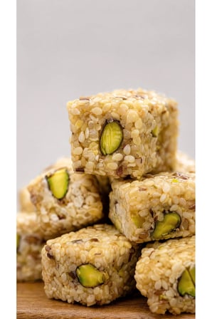 Antep Fıstıklı Susamlı Mini Lokum - 1 Kg