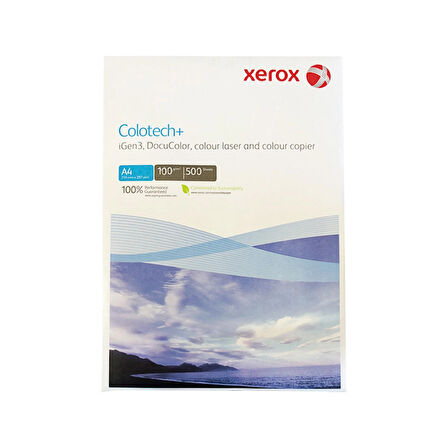 Xerox Colotech A4 Fotokopi Kağıdı 100gr 4 Paket (2000 Yaprak) (1 Koli)