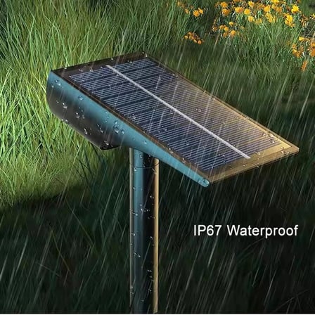 Solar LED Bahçe Aydınlatması - Renk Değiştiren Bahçe Lambası, Su Geçirmez Dekoratif Peyzaj Işığı 