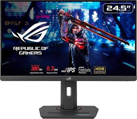 Asus ROG Strix XG259QNS 24.5" 0.3 ms Full HD Pivot IPS 380 Hz Oyuncu Monitörü
