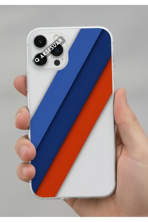 Xiaomi 13 Uyumlu BMW SW2 Desen Tasarımlı Şeffaf Telefon Kılıfı