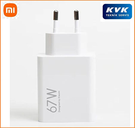 Xiaomi 67w (WATT) Typ-c Hızlı Şarj Aleti Adaptörü Kablo Seti ( KVK Teknik Servis Garantili )