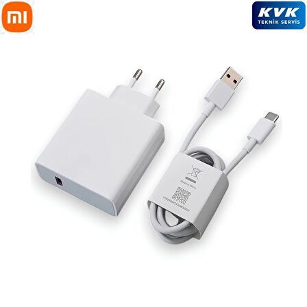 Xiaomi 120w (WATT) Typ-c Hızlı Şarj Aleti Adaptörü Kablo Seti ( KVK Teknik Servis Garantili )