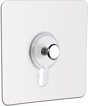 Microcase Güçlü Plastik Yapışkanlı Hanger Banyo Mutfak Eşya Vb. Ürün Askılığı AL4465 - ŞEFFAF 1 Adet