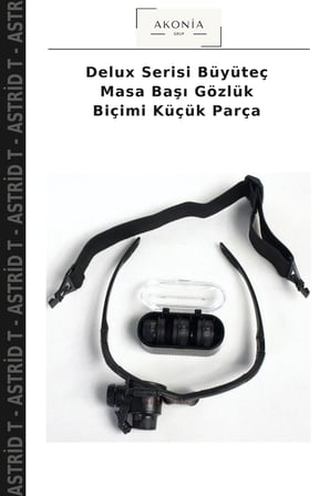 Delux Serisi Büyüteç Masa Başı Gözlük Biçimi Küçük Parça