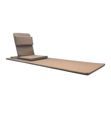 BACKJACK MEDİTASYON SANDALYESİ DESTEKLİ YER MİNDERİ + 60X180 KUMAŞ MAT - BACKJACK 3XL