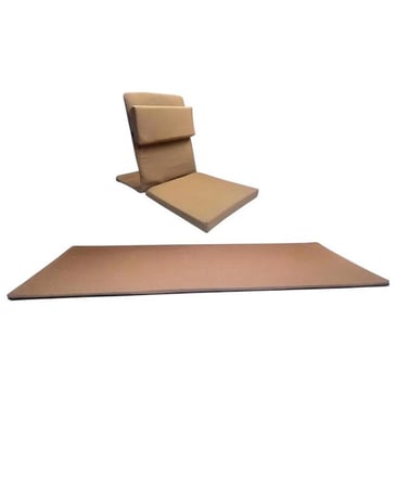 BACKJACK MEDİTASYON SANDALYESİ DESTEKLİ YER MİNDERİ + 60X180 KUMAŞ MAT - BACKJACK 3XL