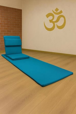 BACKJACK MEDİTASYON SANDALYESİ DESTEKLİ YER MİNDERİ + 60X180 KUMAŞ MAT - BACKJACK 3XL