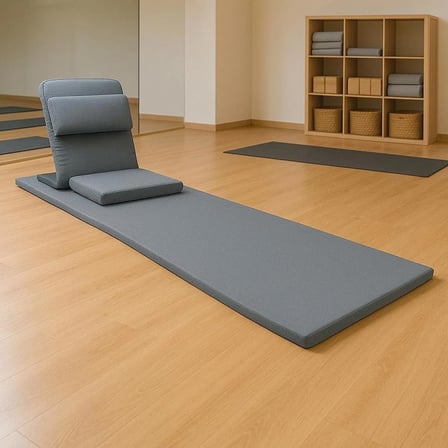 BACKJACK MEDİTASYON SANDALYESİ DESTEKLİ YER MİNDERİ + 60X180 KUMAŞ MAT - BACKJACK 3XL