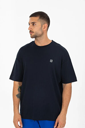 RAHAT KALIP LACİVERT T-SHIRT
