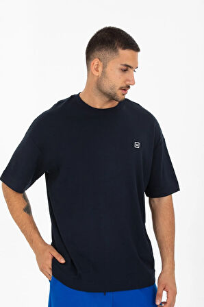 RAHAT KALIP LACİVERT T-SHIRT