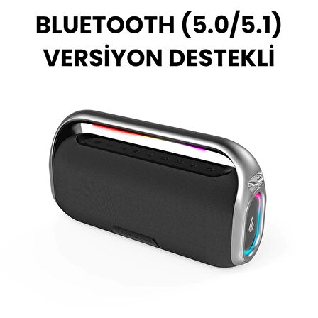 RGB Işıklı Kablosuz Bluetooth Hoparlör – 18.000 mAh Batarya, Çift Mikrofonlu Karaoke Speaker, Güçlü Bass, Taşınabilir Party Speaker