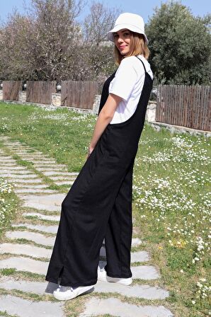 Barbora Günlük Askılı Bol Kesim Yazlık Kadın Tulum dis5104