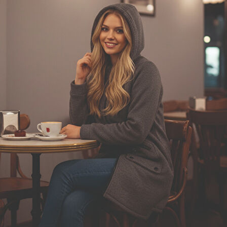 Günlük Rahat Kesim Kadın Tesettür Ceket