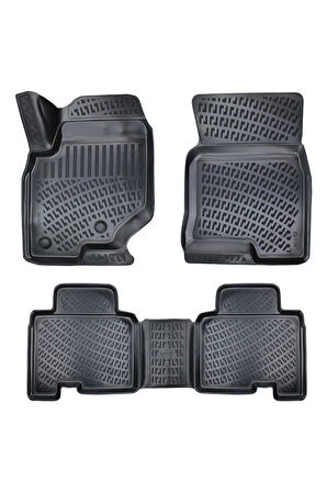 Ssangyong Grand Musso 2018 Araca Özel Tasarım 3D Havuzlu Paspas