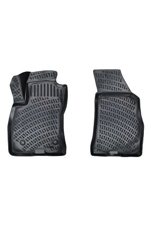 Fiat Doblo PANELVAN (2 Parça) 2022 Araca Özel Tasarım 3D Havuzlu Paspas