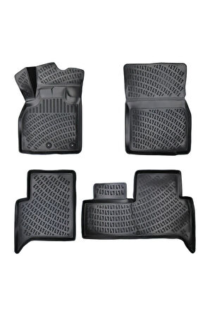 Renault Scenic 2 2008 Araca Özel Tasarım 3D Havuzlu Paspas