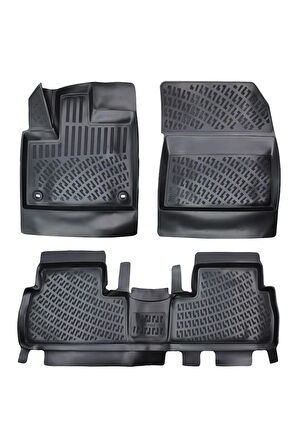 Toyota Proace City Flame / Passion X-PACK 2020 Araca Özel Tasarım 3D Havuzlu Paspas