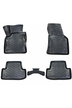 Volkswagen T-Roc 2017 Araca Özel Tasarım 3D Havuzlu Paspas