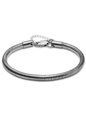 Gümüş Renk Unisex Snake Zincir (4 mm) Çelik Bileklik - 3144