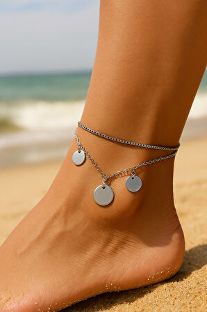 Gümüş Renk Asansör Sf 3 Pul Çelik Halhal - 3438