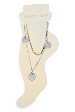 Gümüş Renk Asansör Sf 3 Pul Çelik Halhal - 3438