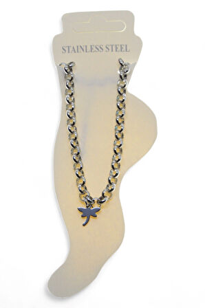 Gümüş Renk Doc Yusufcuk Çelik Halhal - 3450