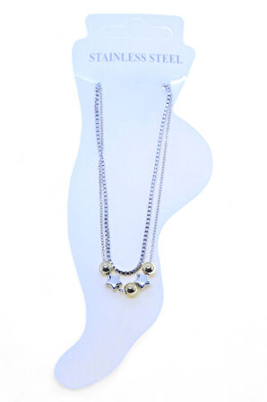 Gümüş Renk Asansör Sf Küre Yıldız Küre Yıldız Küre Çelik Halhal - 3468