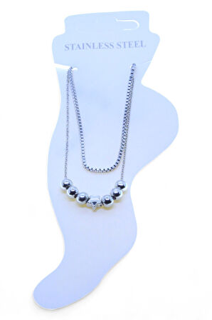 Gümüş Renk Asansör Sf 3 Küre Yıldız 3 Küre Çelik Halhal - 3475