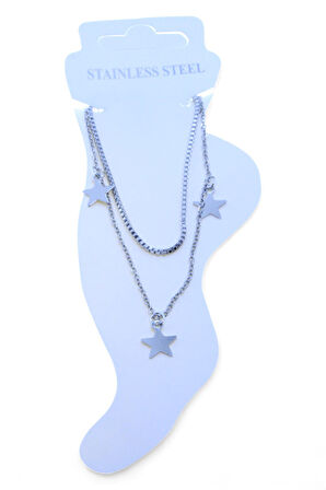 Gümüş Renk Asansör Sf 3 Lü Yıldız Çelik Halhal - 3476