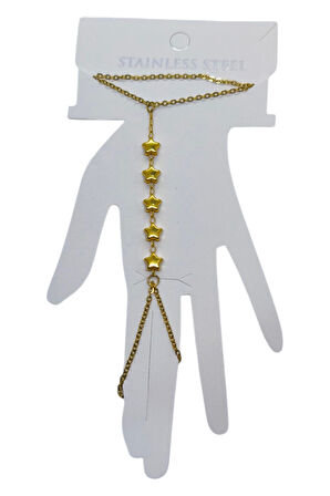 Altın Renk Sıra Yıldız Çelik Şahmeran - 3552