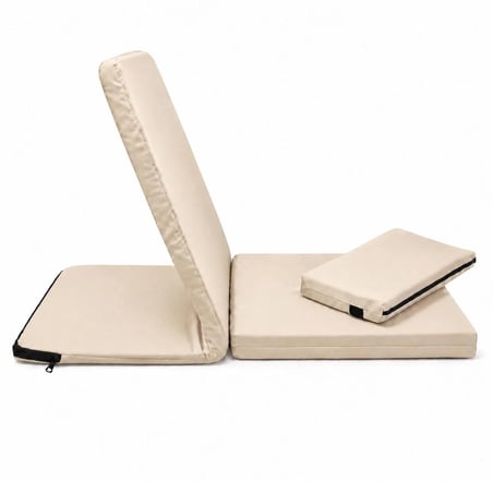 Meditasyon Sandalyesi ilave Yastıklı Backjack XL Yoga, Nefes, Meditasyon Sandalyesi Duck Kumaş