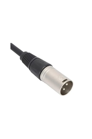 Mikrofon Kablosu 5 Metre Siyah Renk | Xlr Erkek – Xlr Dişi | Sahne – Stüdyo – Ses Kablosu