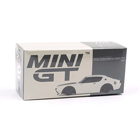 Mini Gt 1/64 Nissan Skyline Kenmeri Liberty Walk White