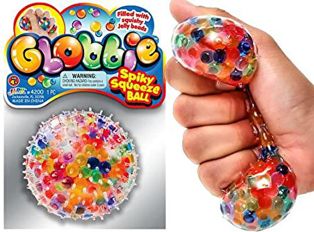 Globbie Yumuşak Fışkıran Stress Giderici Renkli Top